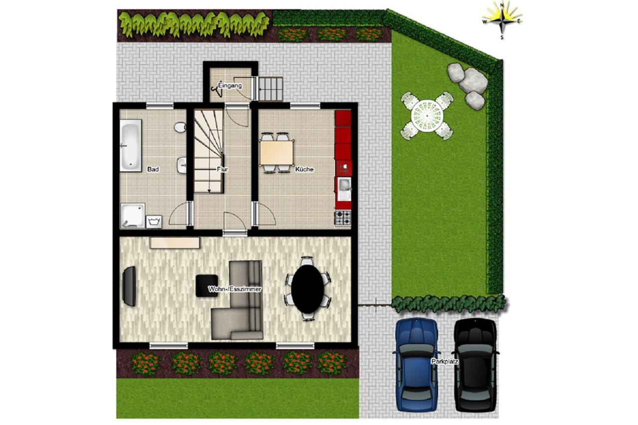 Ferienhaus Halbritter Pouch Buitenkant foto